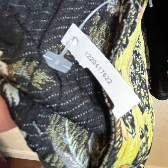 NWOT Anthropologie Floral Patchwork Sweetheart Strapless A Line Midi Dress SZ 6 - Picture 13 of 16